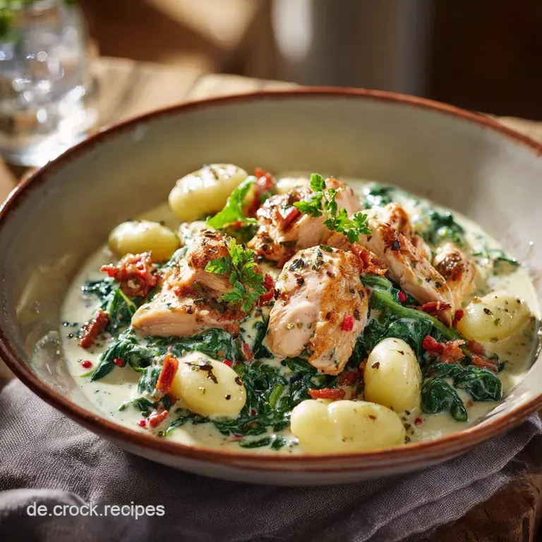 Cremige Gnocchisuppe: Die ultimative Kuscheldecke mit H&auml;hnchen