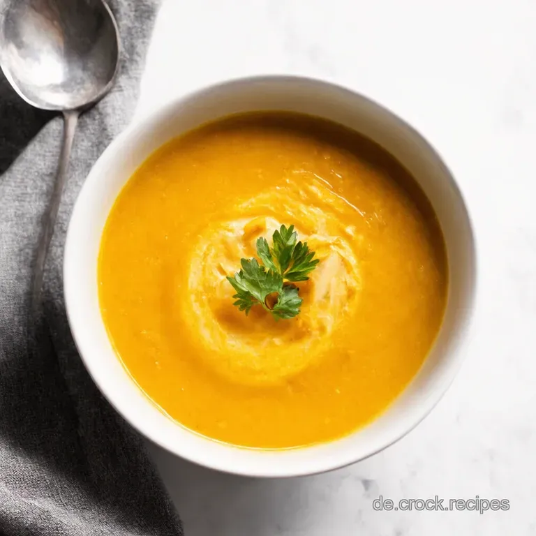 Cremige M&ouml;hrensuppe mit Ingwer Kokos