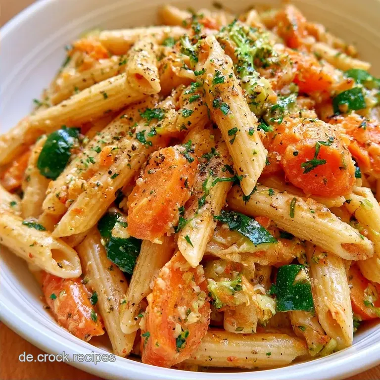 Kinderfreundliche One Pot Pasta mit Gem&uuml;se