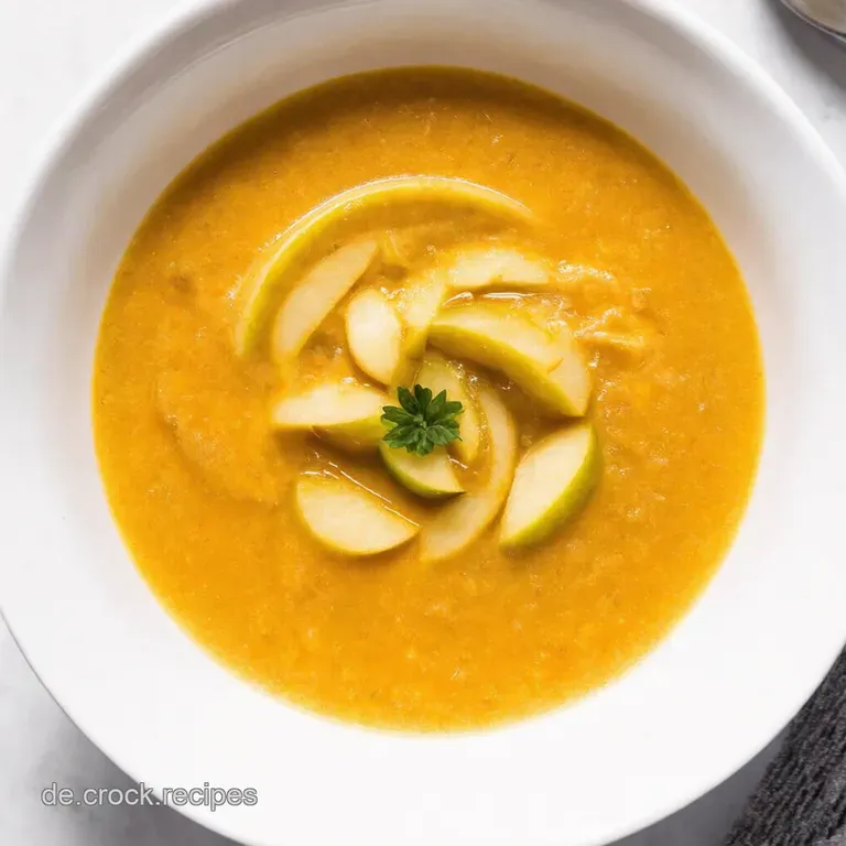 Cremige Pastinakensuppe mit gerösteten Haselnüssen und Apfel