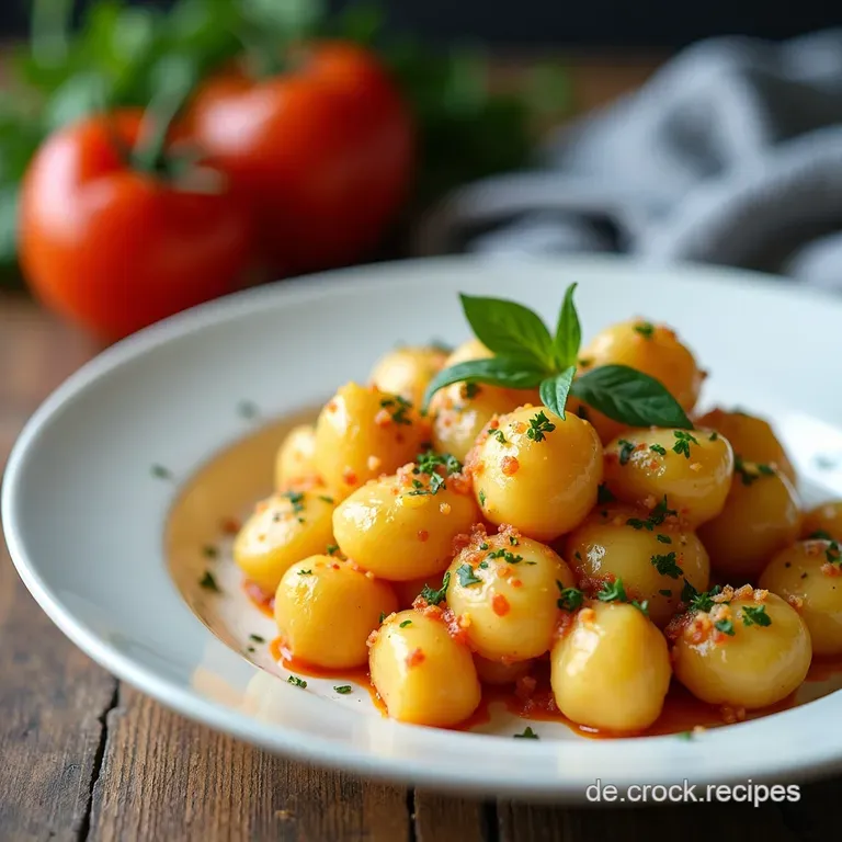 Cremige S&uuml;&szlig;kartoffelGnocchi mit SalbeiButter Vegan