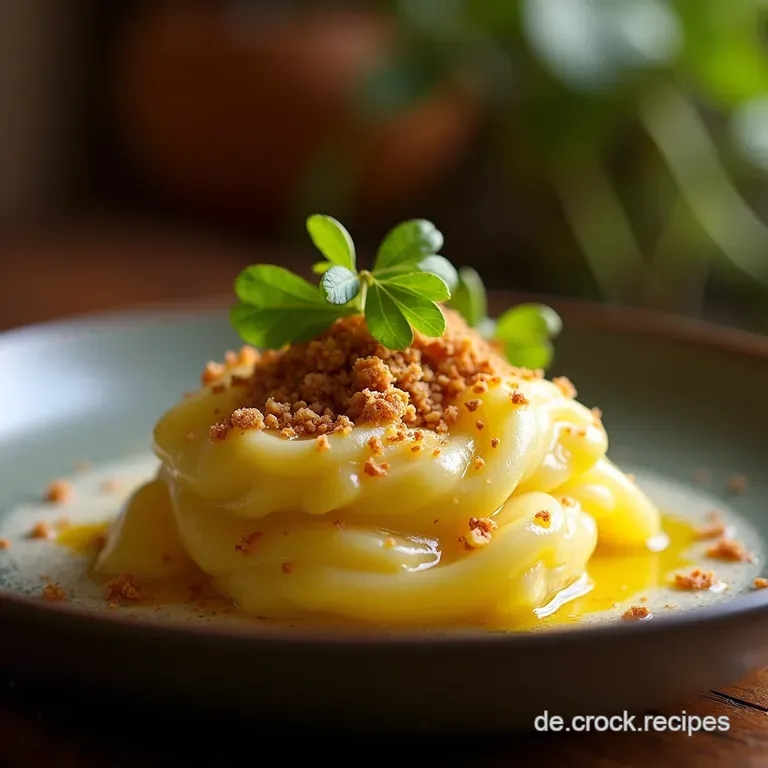 Omas Blumenkohlgenuss Cremiger Blumenkohlauflauf Mit Goldbrauner Nusskruste presentation