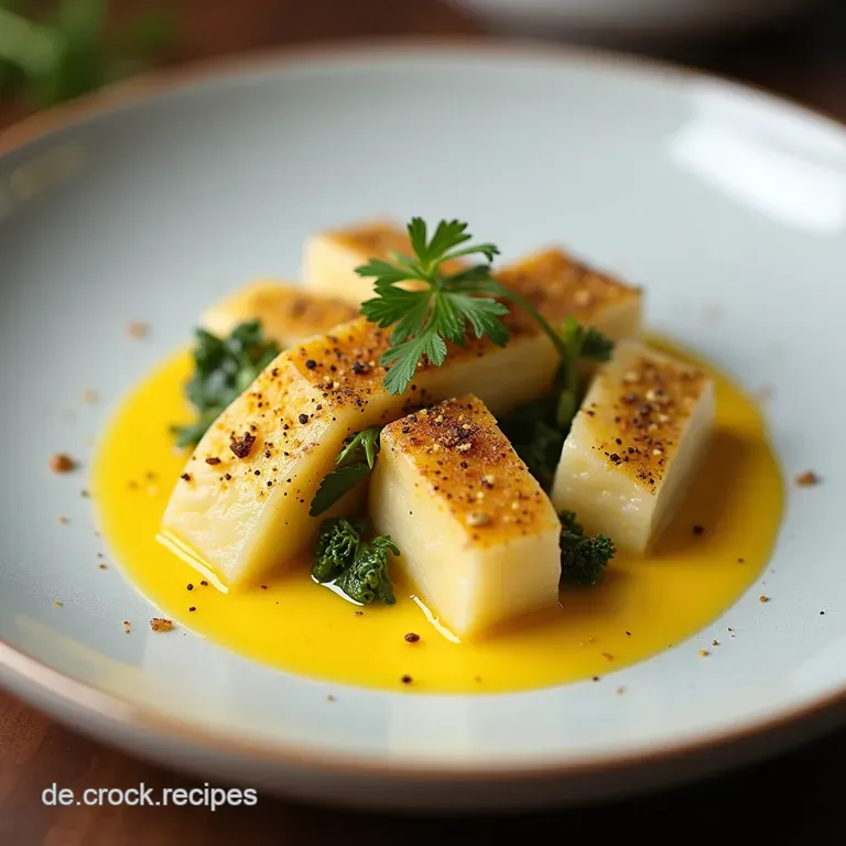 Omas Seelentr&ouml;ster Cremiger BlumenkohlKartoffelAuflauf mit MuskatnussB&eacute;chamel