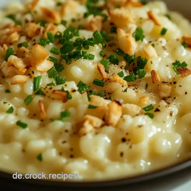 Cremiges Hähnchen-Parmesan Risotto presentation