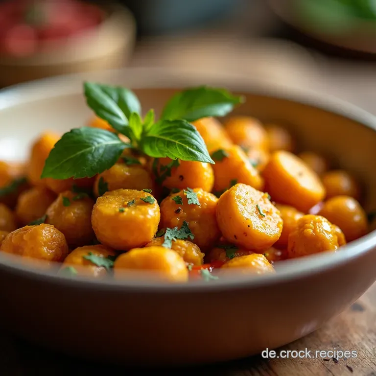 Cremiges Kichererbsencurry Chana Masala Style presentation