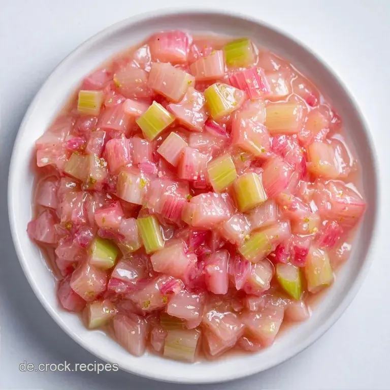 Rhabarberkompott: Cremig mit Puddingpulver