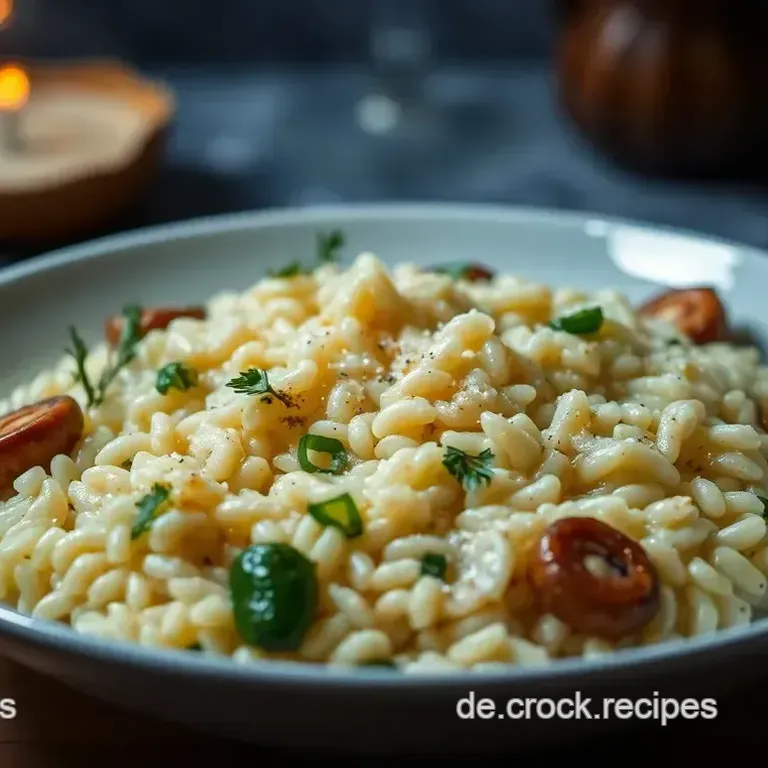Cremiges Risotto mit Pilzen und Parmesan