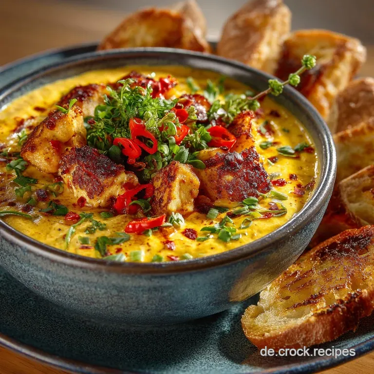 Der Blitzdip Cremiger Currydatteltraum presentation