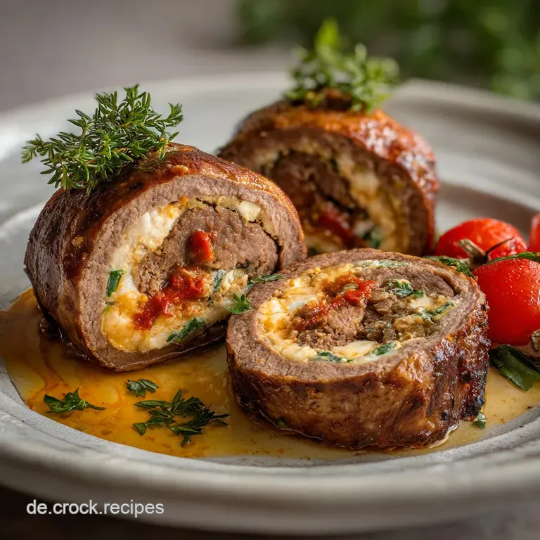 Pikant Gef&uuml;llte Rinderrouladen DDR Original Rezept