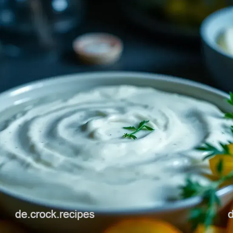 Einfaches Sauerrahm Rezept: Deftiger Kräuter-Dip für jeden Anlass