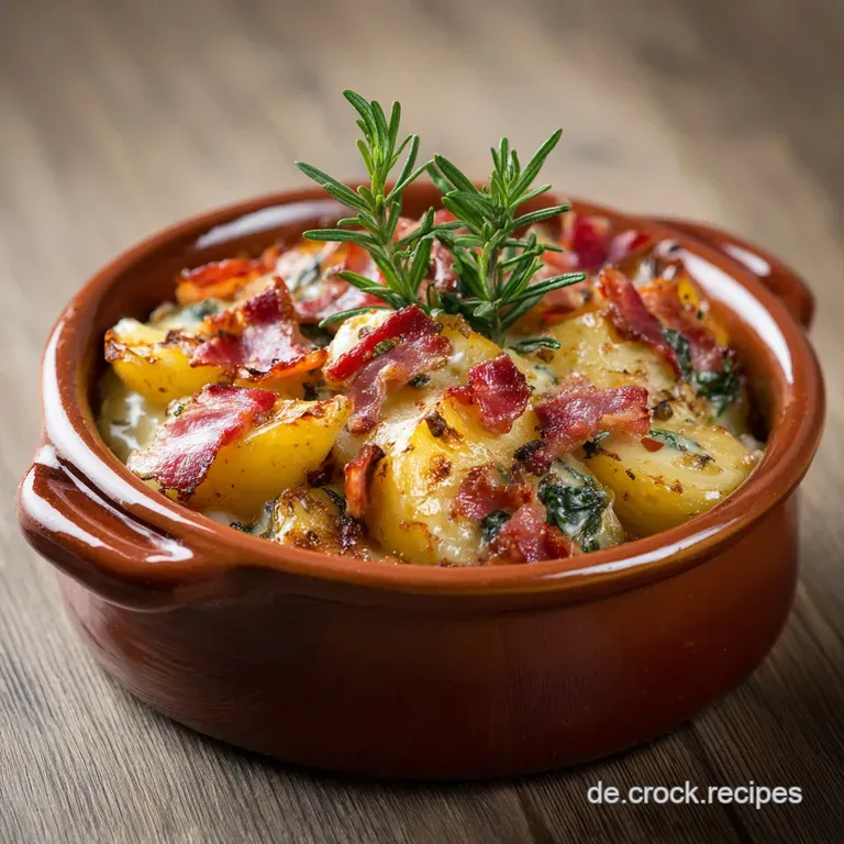 Omas Deftiger KartoffelGemüseEintopf mit Speck Majoran