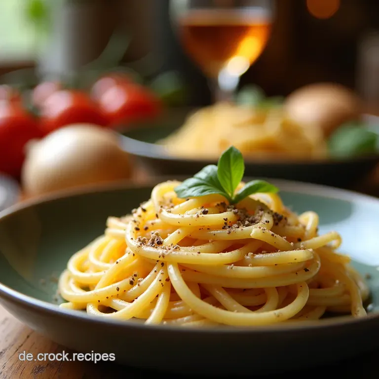 Die Echte R&ouml;mische Carbonara Blitzschnell Unfassbar Cremig presentation