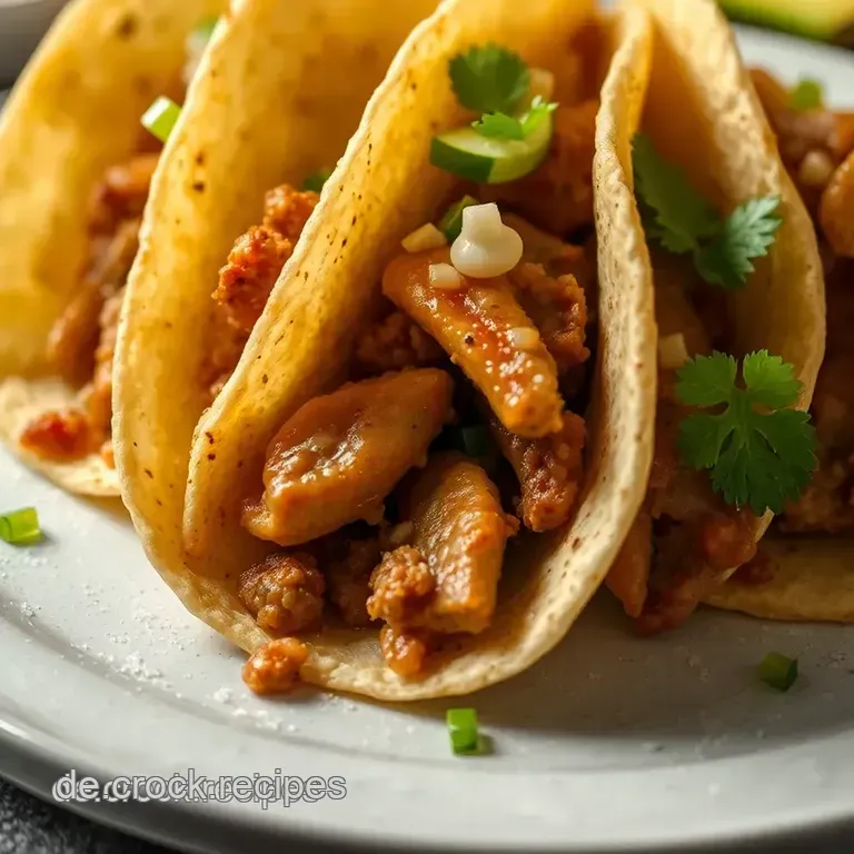 Die perfekten Tacos: Knusprige Freude mit Rinderhack presentation