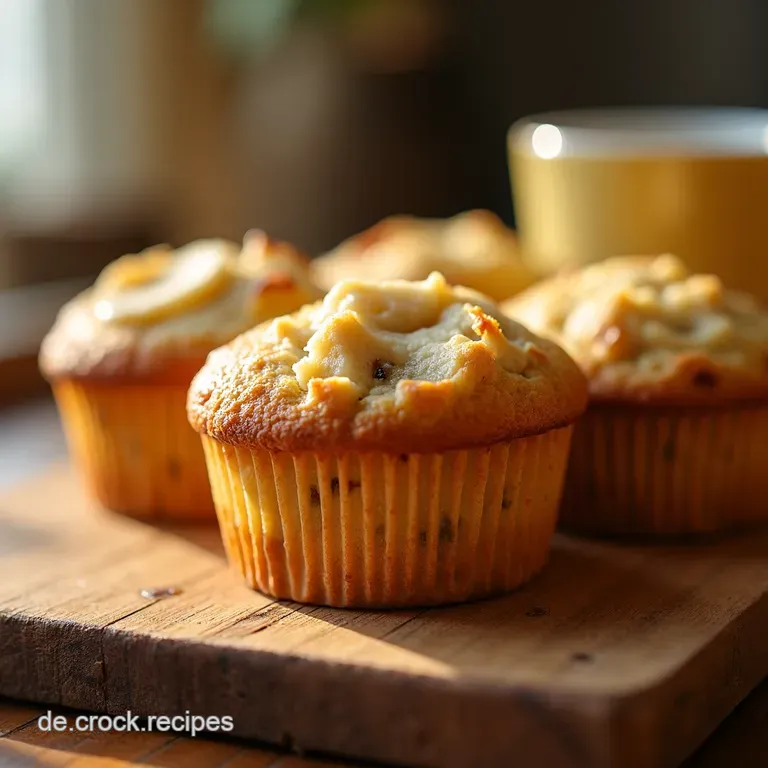 Die Saftigsten Alltagsbananenmuffins Mit Joghurt presentation