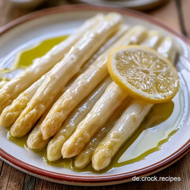 Einfacher Gekochter Spargel: Zart und Wei&szlig;