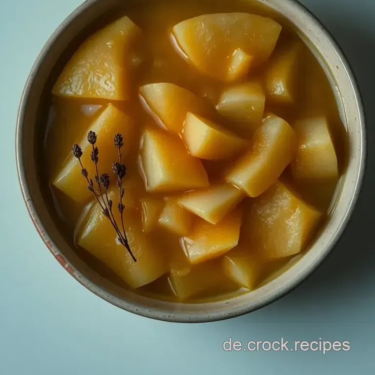 Einfaches Apfelkompott – Der süße Genuss aus Omas Küche presentation