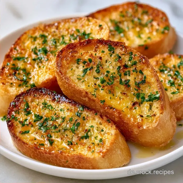 Einfaches Knoblauchbrot Vom Grill Mit Oliven&ouml;l