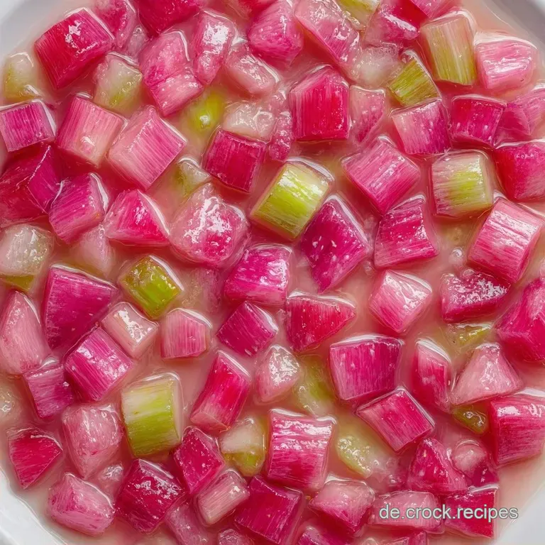 Einfaches Rhabarberkompott Rezept: Klassisch mit Vanille