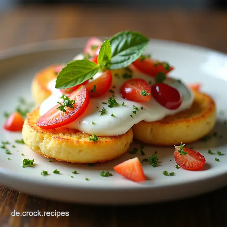 ErbsenBratlinge mit R&auml;ucherlachs DillDip
