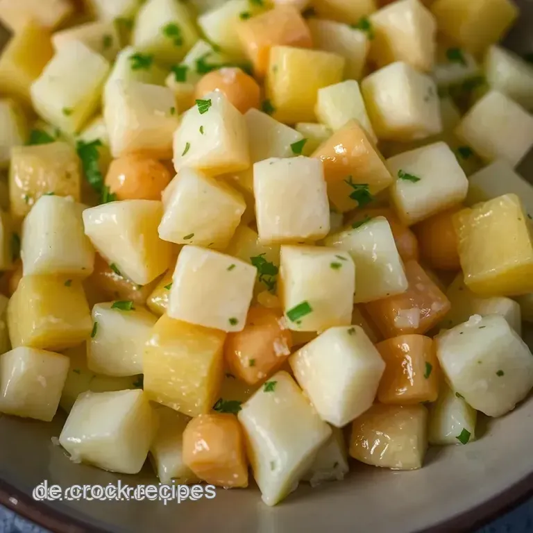 Erfrischender Gurkensalat nach Omas Art presentation