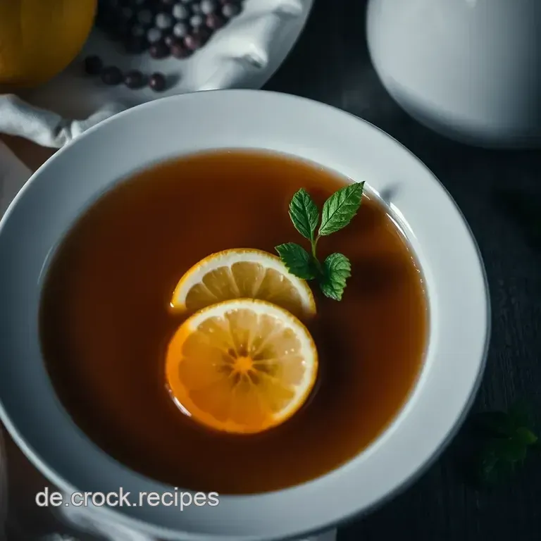 Erfrischender Pfirsicheistee – Ein Sommertraum! presentation