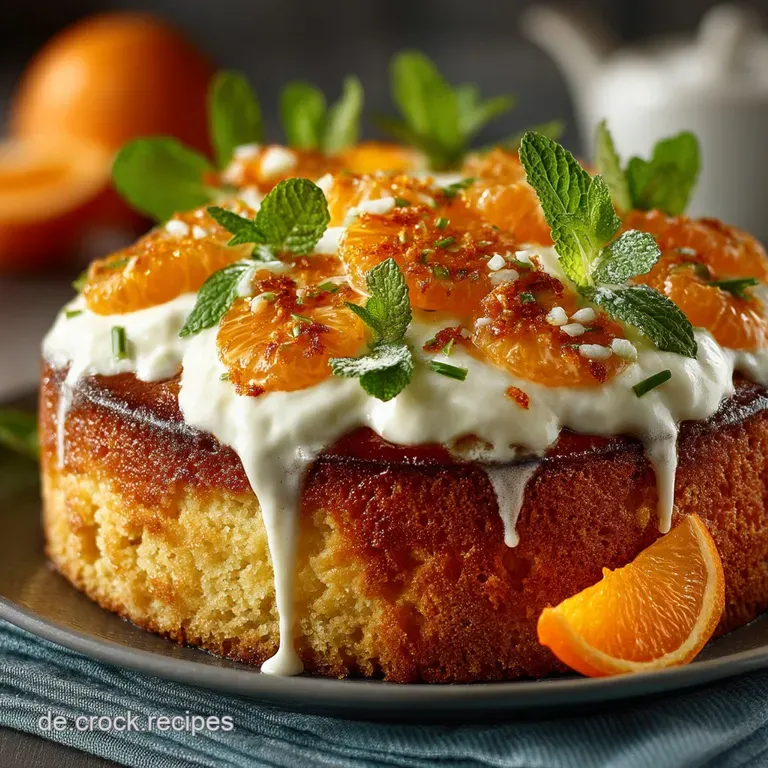 Saftiger Fantakuchen mit Schmand und Mandarinen Der Klassiker