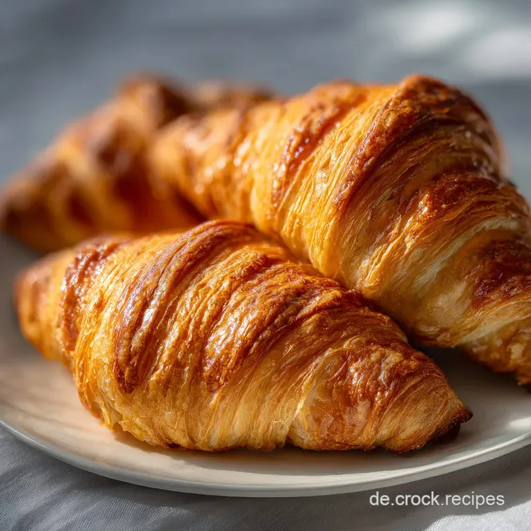 Franz&ouml;sisches Fr&uuml;hst&uuml;cksgeb&auml;ck Croissant Ein Klassiker