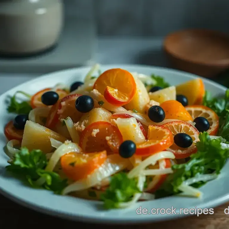 Frischer Fenchelsalat mit Zitrus-Dressing