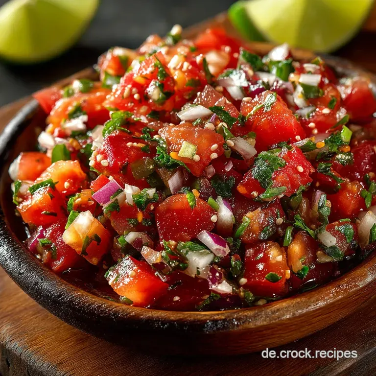 Salsa Fresca Perfektion Das Beste Pico de Gallo das Sie je gegessen haben