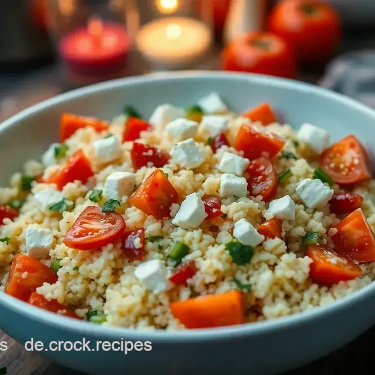 Fröhlicher Couscous-Salat: Ein einfaches Rezept mit Feta und Gemüse