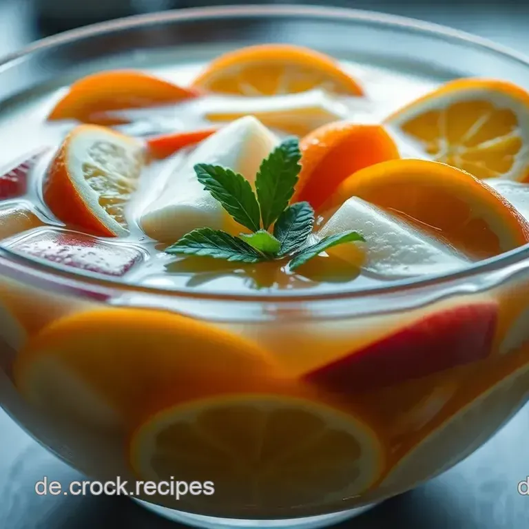 Fruchtige Bowle für deinen Getränkespender selbstgemacht!