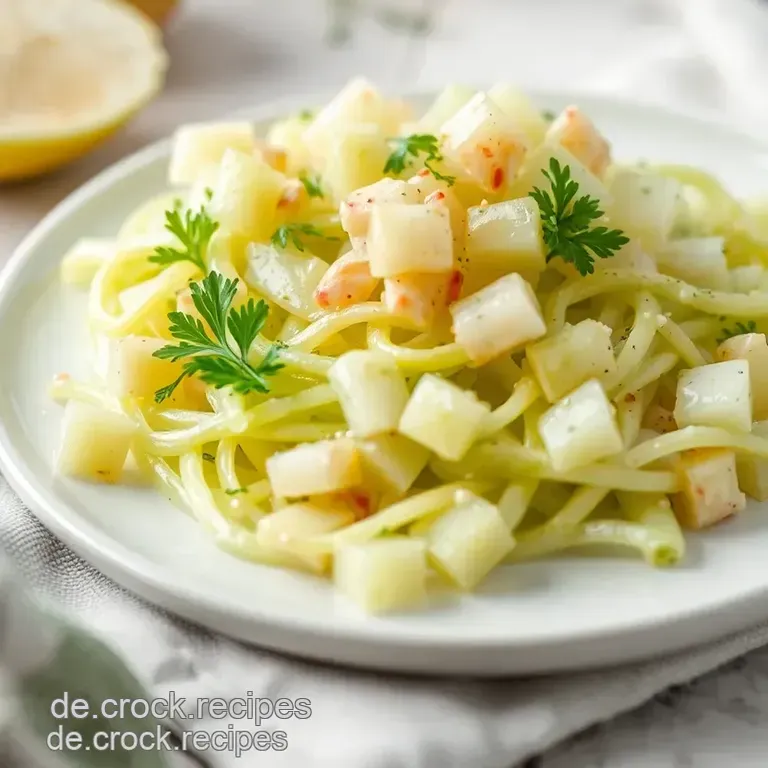 Frühlingserwachen im Teller: Cremiger Spargelsalat mit Kräutervinaigrette presentation