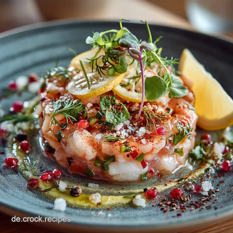 Lichtblick Am Gaumen Klassisches Garnelenceviche Mit Mango Und Avocado presentation