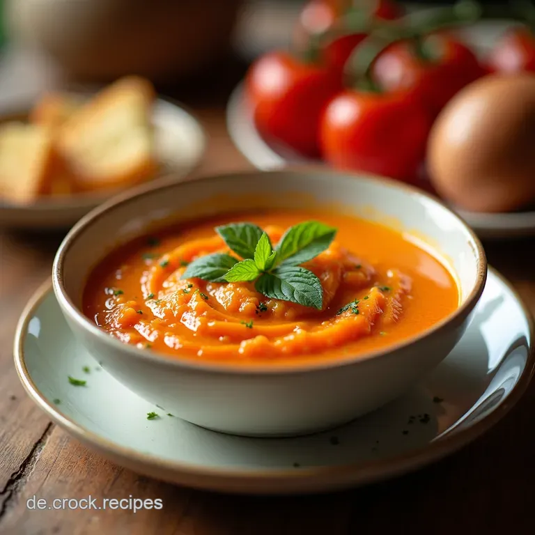 Gazpacho Andaluz Spanische Sonne Im Suppenteller presentation