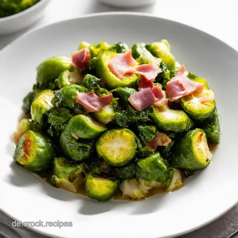 Gebratener Rosenkohl mit Speck Ahorn Pekann&uuml;ssen