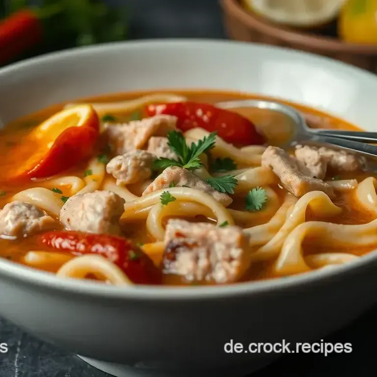 Geflügel-Glasnudelsuppe: Asiatisch leicht mit Trauben!