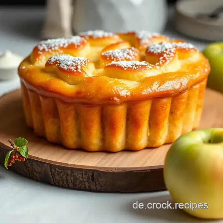 Goldbraune Apfelküchle presentation