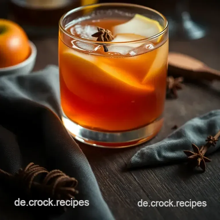 Goldene Herbstfreude – Ein Cocktail mit saisonalen Aromen presentation