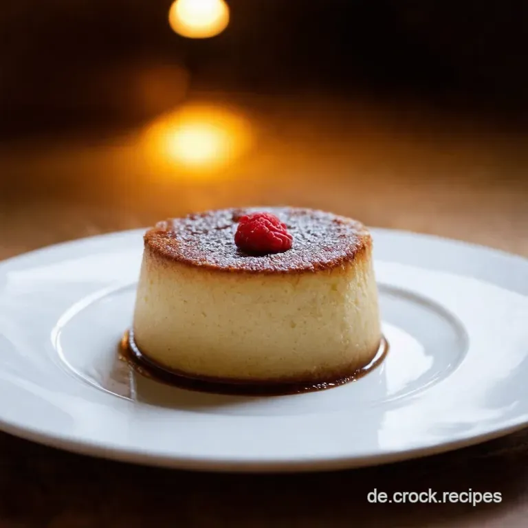 Goldener Kindheitsgrie&szlig;pudding presentation