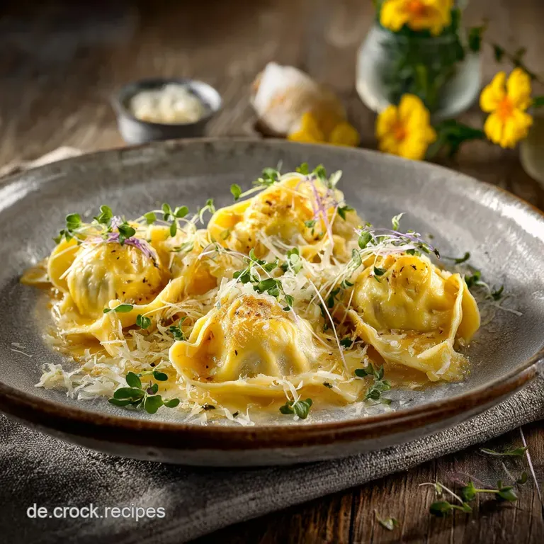 Der Goldene Teig Authentischer Nudelteig mit Eigelb f&uuml;r Ravioli