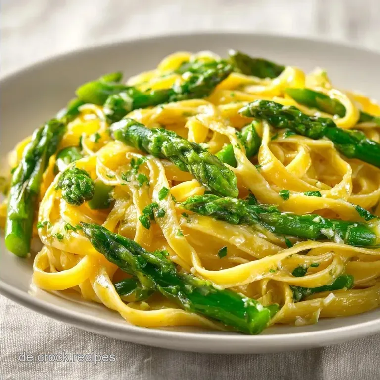 Gr&uuml;ner Spargel Pasta: Zitronig und Frisch