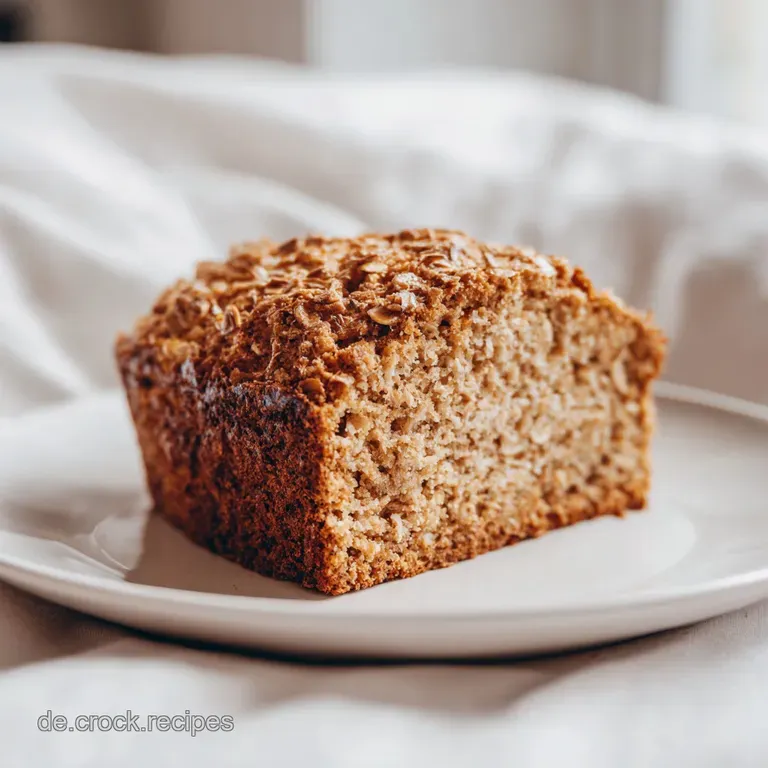 Haferflocken Brot ohne Mehl: Proteinreich und Saftig