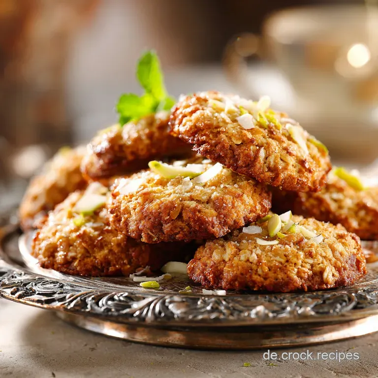 Haferkokoscookies Omas Beste Kross Chewy Kekse presentation