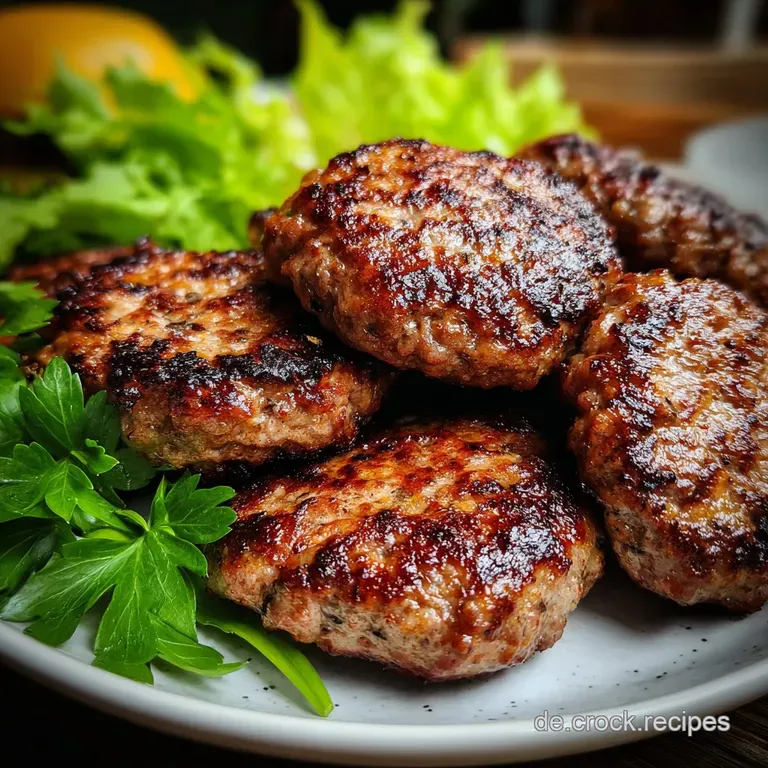 Hausgemachte Burger-Patties: Saftig & Perfekt
