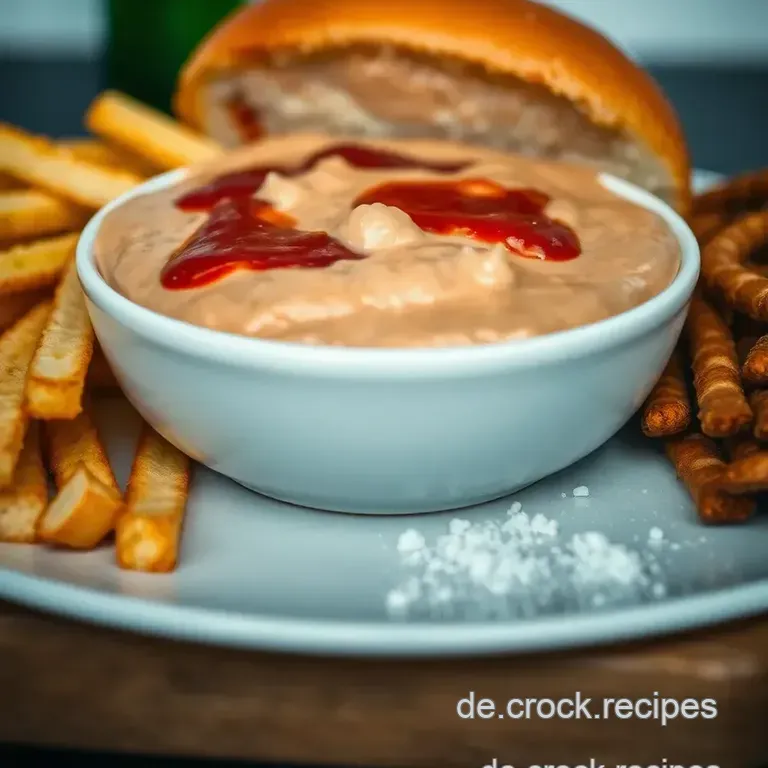 Hausgemachte Burger Sauce &ndash; Der Perfekte Begleiter F&uuml;r Deinen Burger! presentation