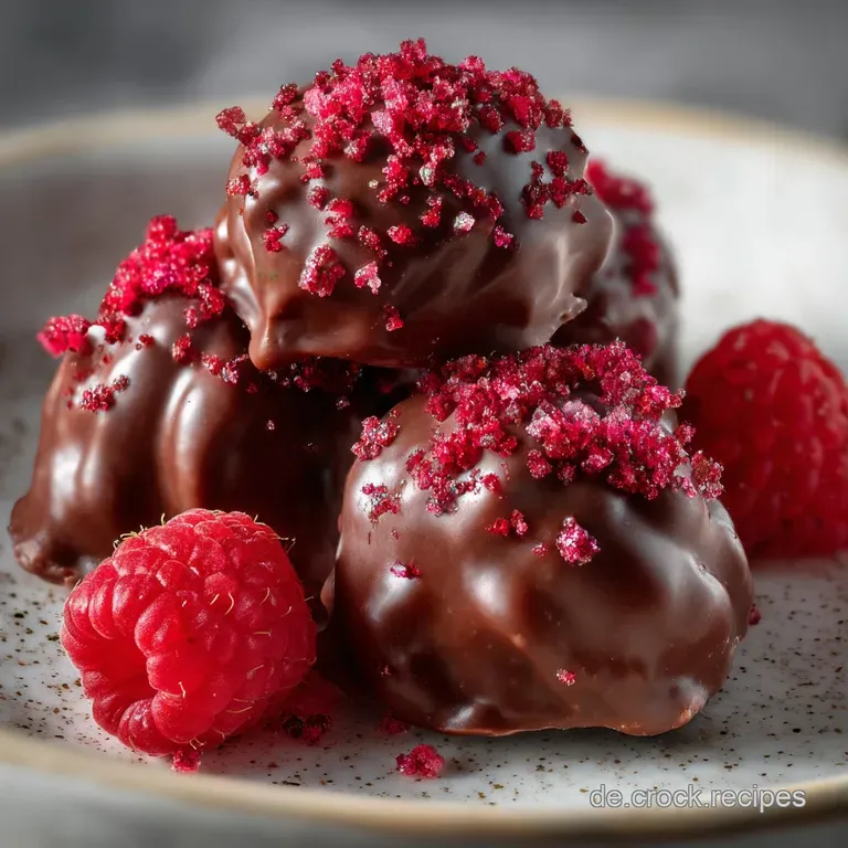 Hausgemachte Pralinen: Fruchtige Ganache