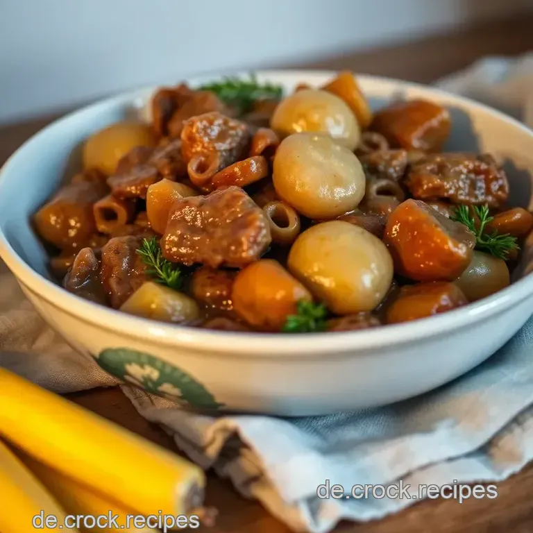 Hausgemachte Rinderbrühe presentation