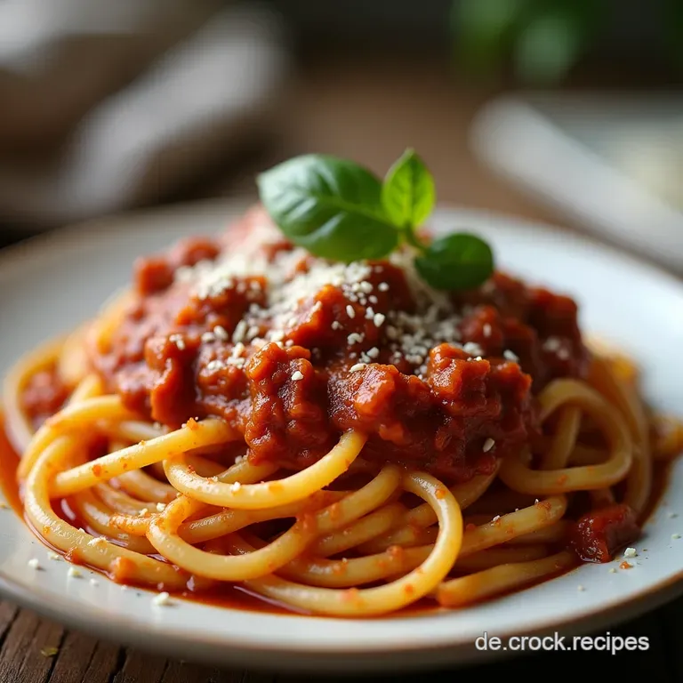 Der Sonntagsschinken Zeitlose Ragu alla Bolognese