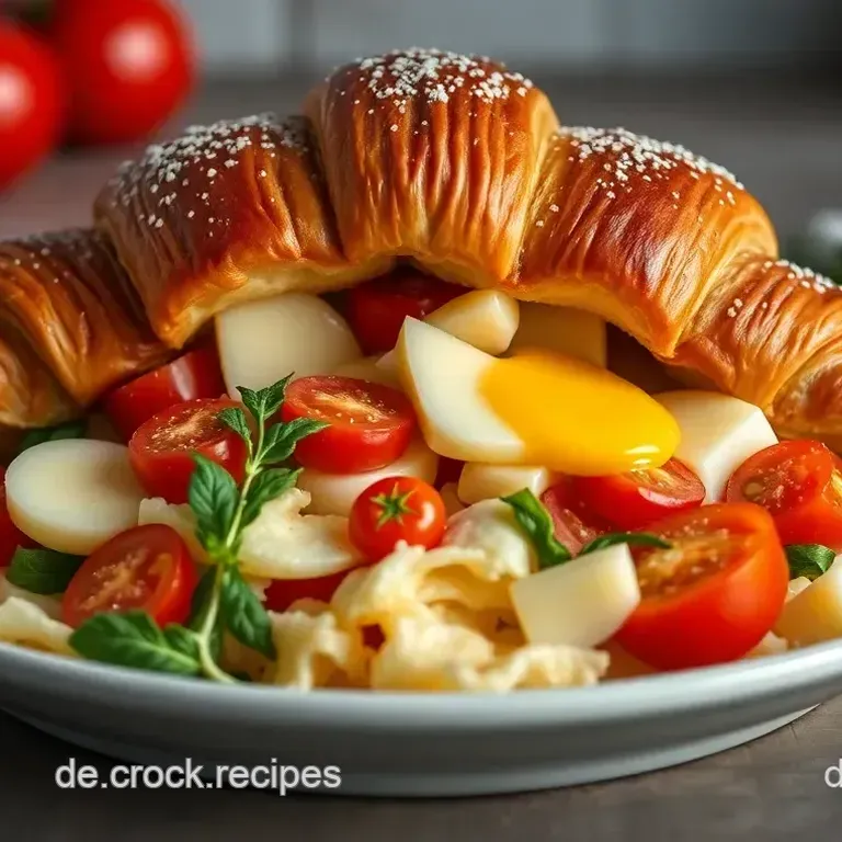 Blitzrezept: Herzhaft gefüllte Croissants für Faule!