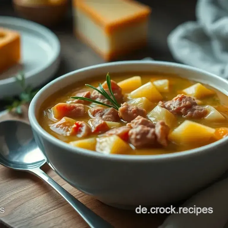 Herzhafte Hack Käse Lauch Suppe – Ein Genuss für kalte Tage!
